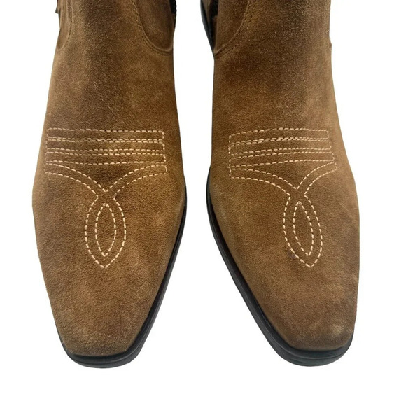 Donald Pliner Women's Suede Mona Boot in Saddle. Sz: 8.5 - Picture 6 of 11